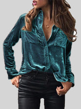 Load image into Gallery viewer, Jewel Tone Velvet Top (Online Exclusive PS)
