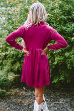 Load image into Gallery viewer, Rose Velvet Dress (online Exclusive)
