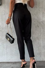 Load image into Gallery viewer, Black Pleated Pants
