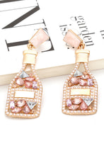 Load image into Gallery viewer, Champagne Bottle Earrings
