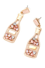 Load image into Gallery viewer, Champagne Bottle Earrings
