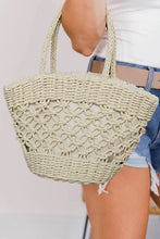 Load image into Gallery viewer, Straw Basket Tote
