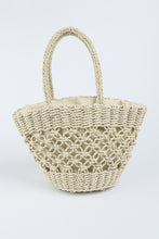 Load image into Gallery viewer, Straw Basket Tote
