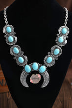 Load image into Gallery viewer, Turquoise Stone Beaded Necklace
