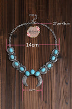 Load image into Gallery viewer, Turquoise Stone Beaded Necklace
