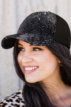 Load image into Gallery viewer, Crisscross Back Ponytail Baseball Cap
