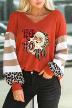 Load image into Gallery viewer, Leopard Christmas Knit Shirt
