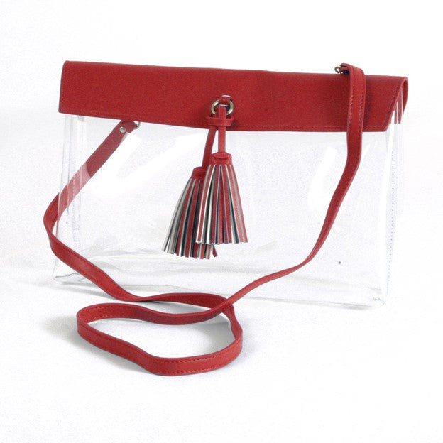 Raider Red Clear Purse