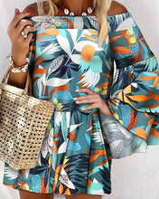 Load image into Gallery viewer, Tropical Print Dress
